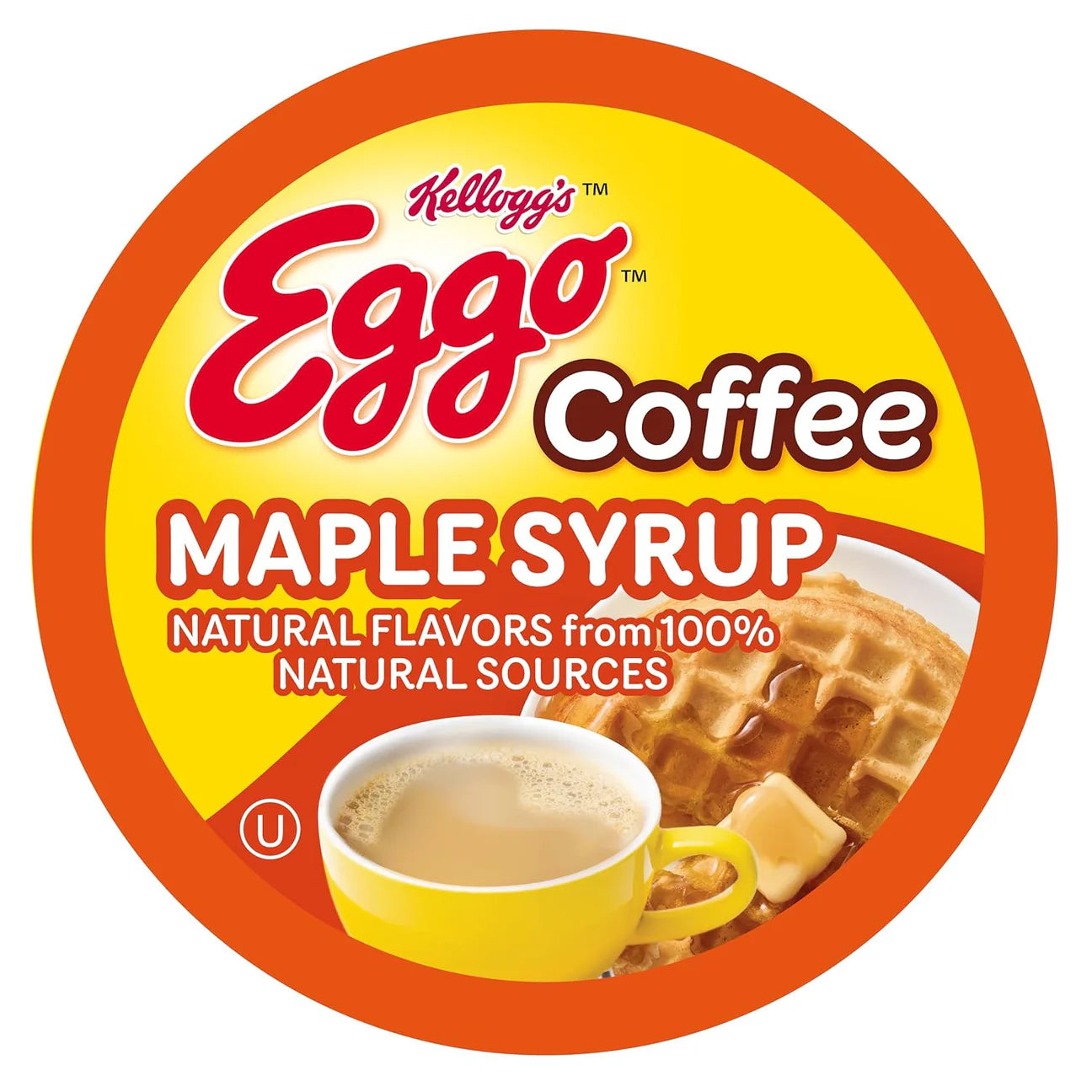 Kellog's Eggo Maple Syrup Waffle Pods 12/box