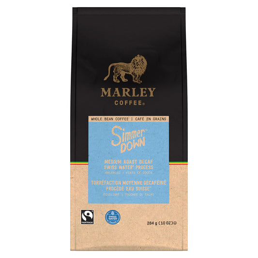 Marley Coffee Simmer Down Decaf Whole Bean Coffee