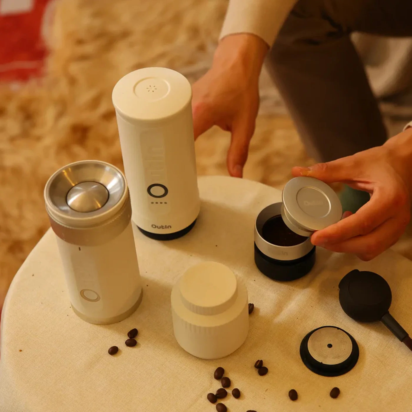 OutIn Fino Portable Electric Espresso Coffee Grinder