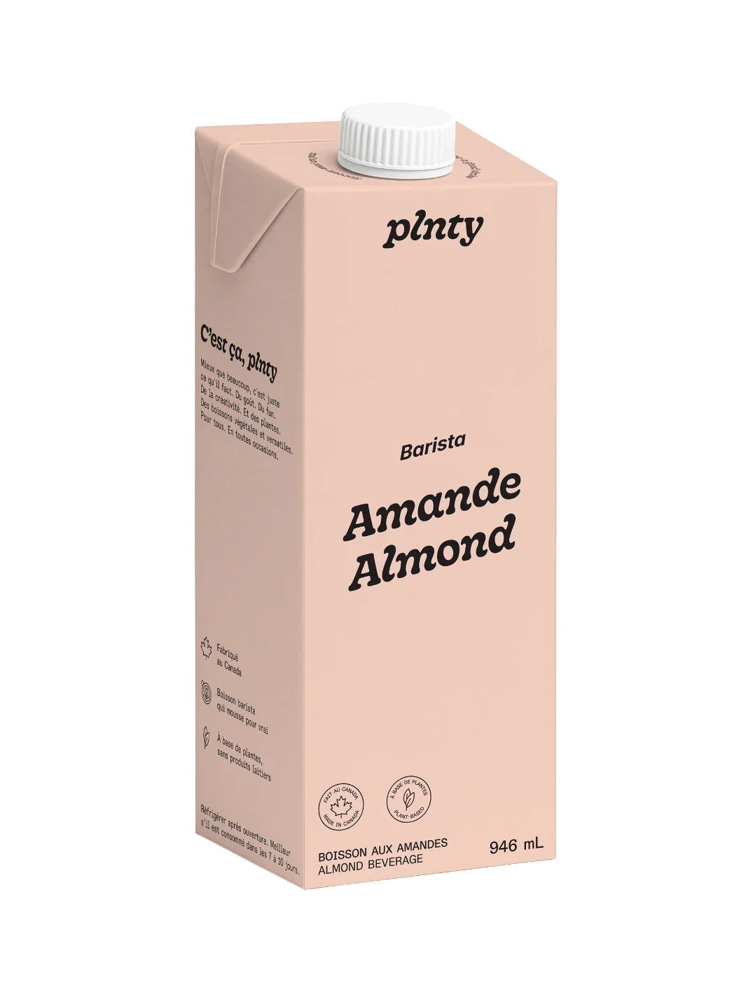 PLNTY Barista Almond Milk 946ml