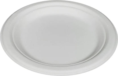 Round Sugarcane Plates 500/case