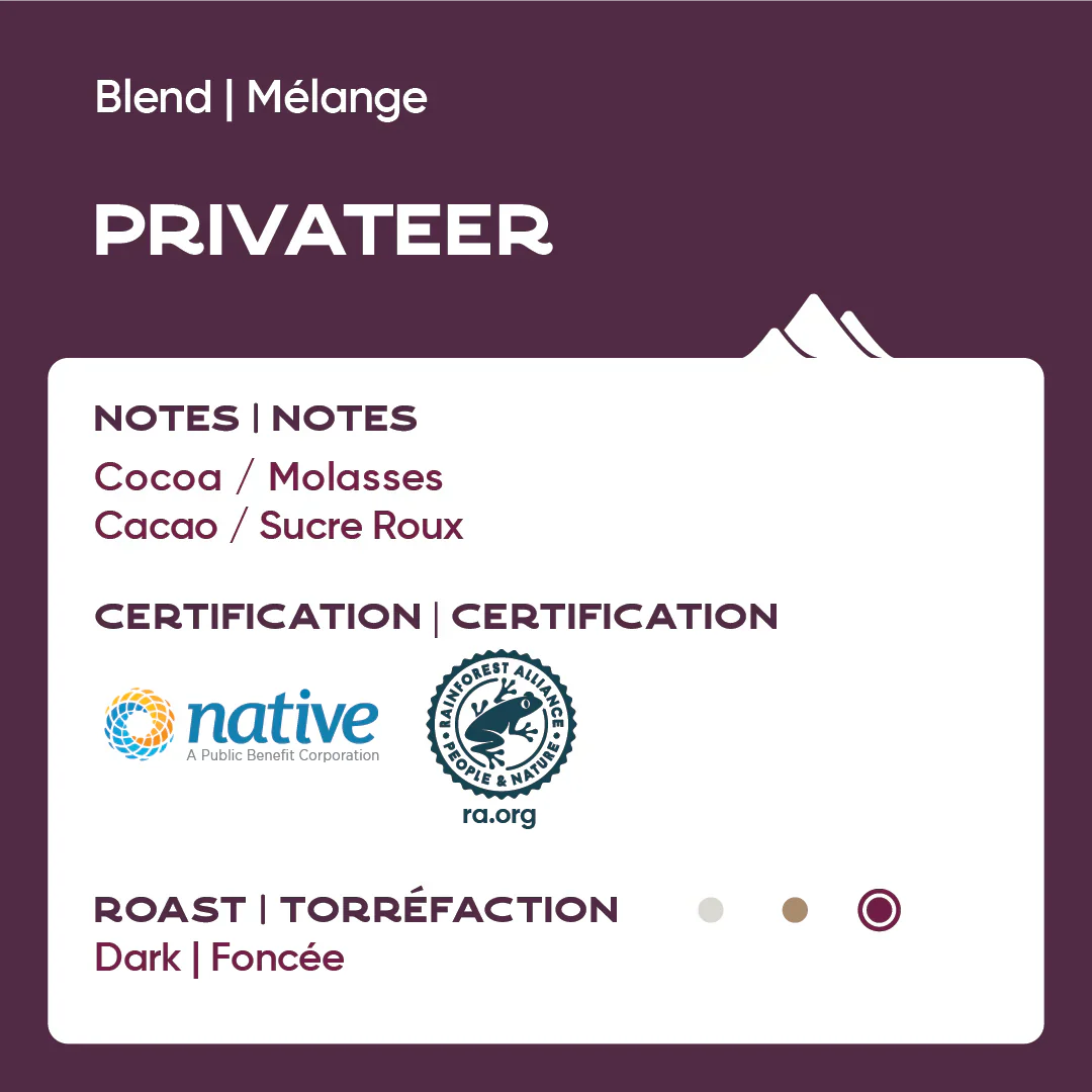 Reunion Privateer Whole Bean Coffee