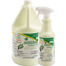 Safeblend Saniblend RTU Oxy Disinfectant Peppermint Oil Cleaner