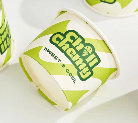 3oz Custom Recyclable Ice Cream & Yogurt Cups