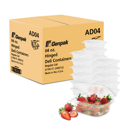 Genpak Hinged Deli Container