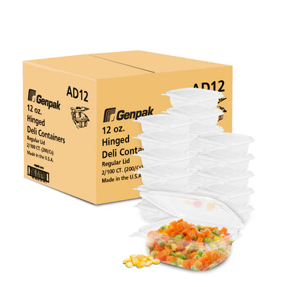 Genpak Hinged Deli Container