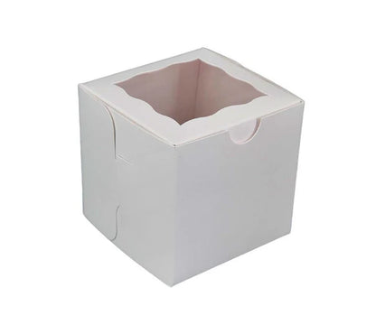 Window White Cake Boxes