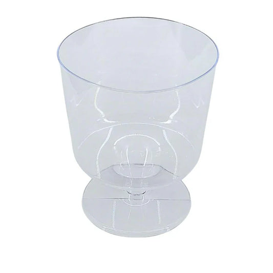 5oz Clear Disposable High Foot Glasses 240/case