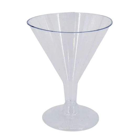 6oz Clear Disposable Martini Glasses 192/case