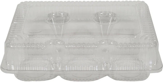 6 Cavity Hinged Muffin Container 500/case