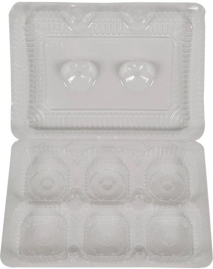 6 Cavity Hinged Muffin Container 500/case