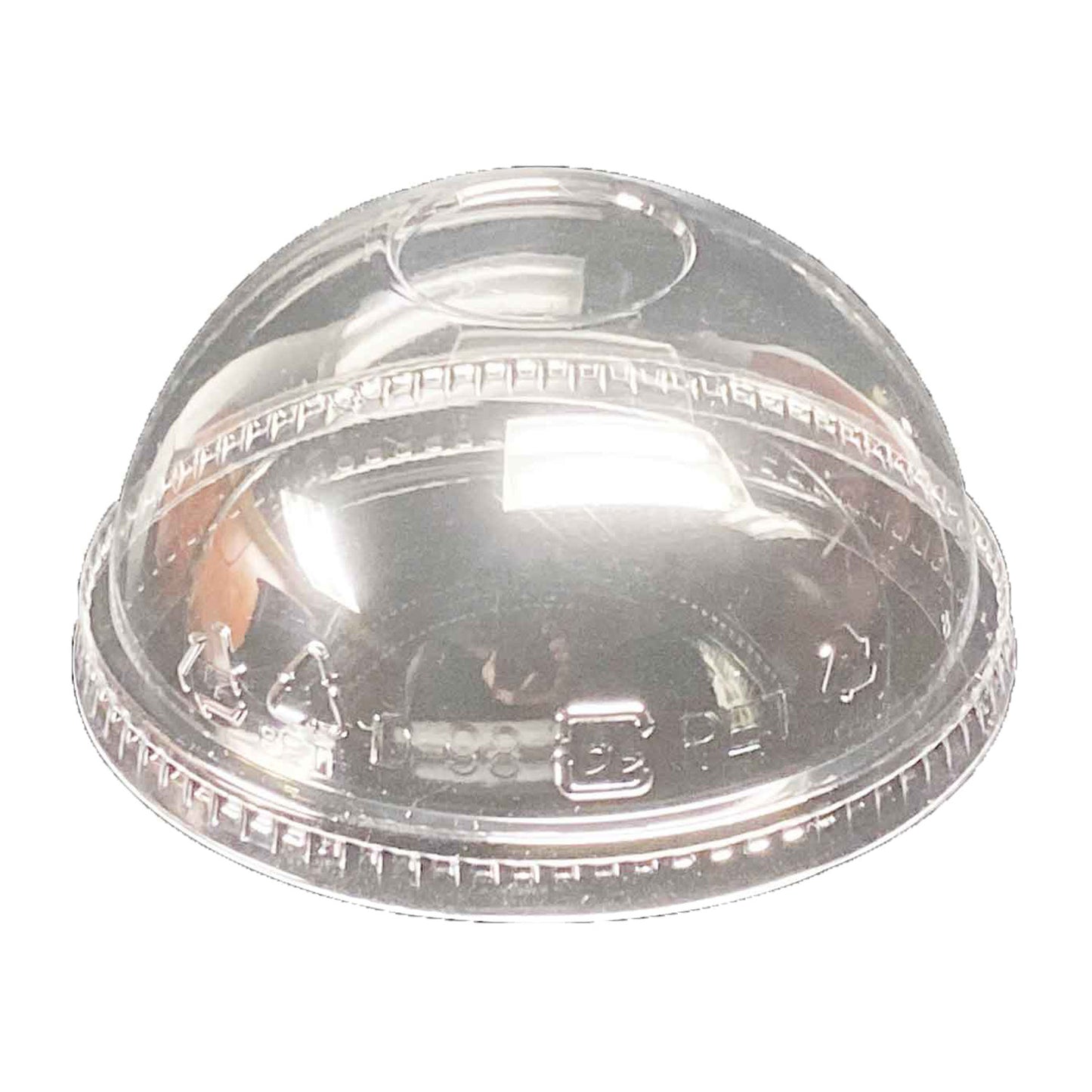 PET Dome Lid with No Hole for 32oz Clear Cold Cups 1000/case