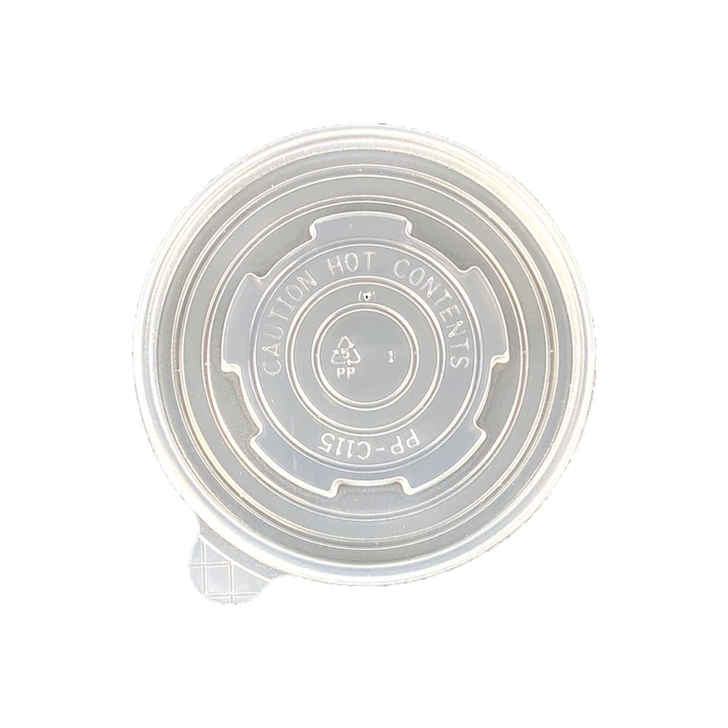 PET Clear Lid for 5-8oz Soup Bowls 1000/case