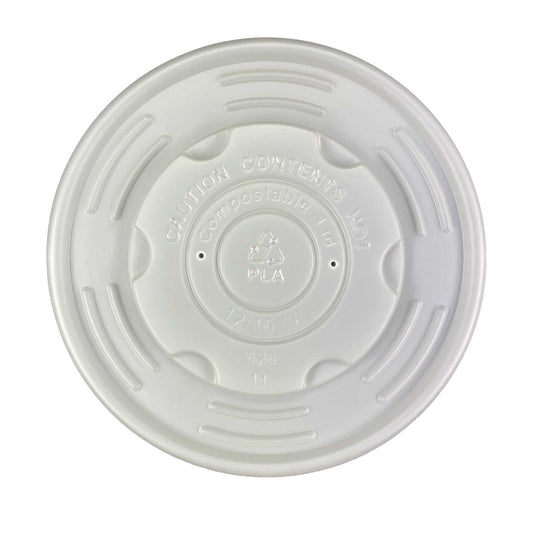 Green Century Compostable PLA 8oz Soup Bowl Lids 1000/case