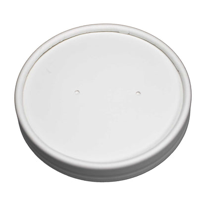 Deluxe Kraft + White Food Container Lids
