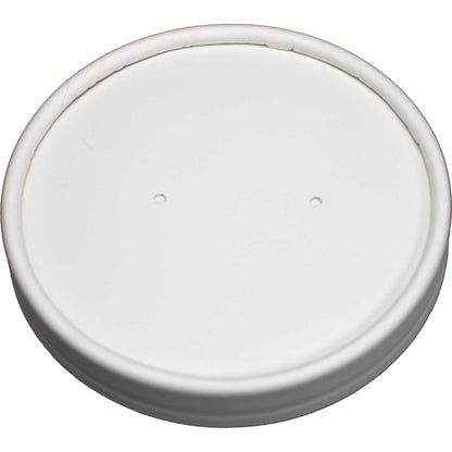 Deluxe Kraft + White Food Container Lids