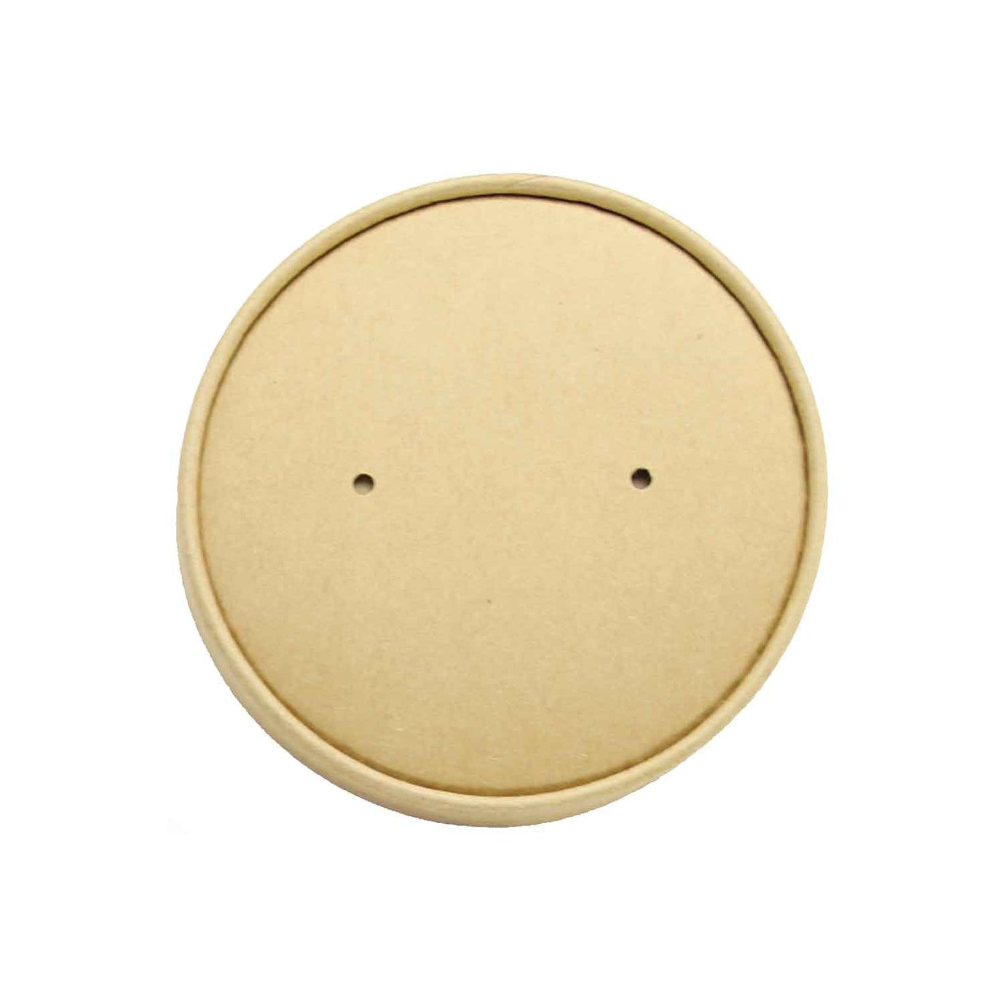 Deluxe Kraft + White Food Container Lids