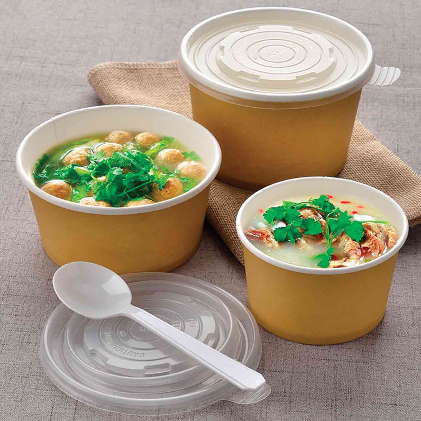 Green Century Kraft Soup Bowls