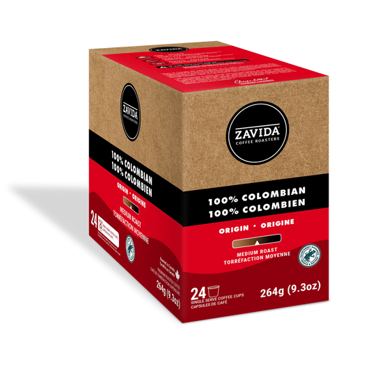 Zavida 100% Colombian Pods 24/box