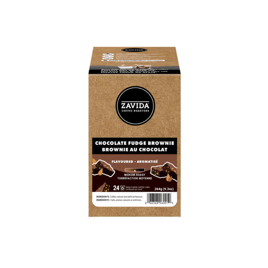 Zavida Chocolate Fudge Brownie Pods 24/box