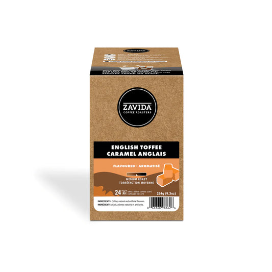 Zavida English Toffee Pods 24/box