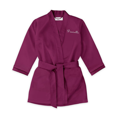 Custom Satin Kids Robes