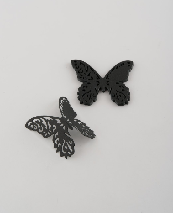 Laser Expressions Butterfly Glass Toppers