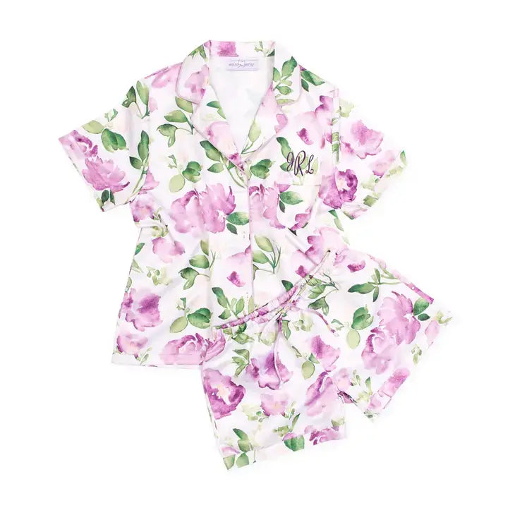 Custom Floral Pajama Set