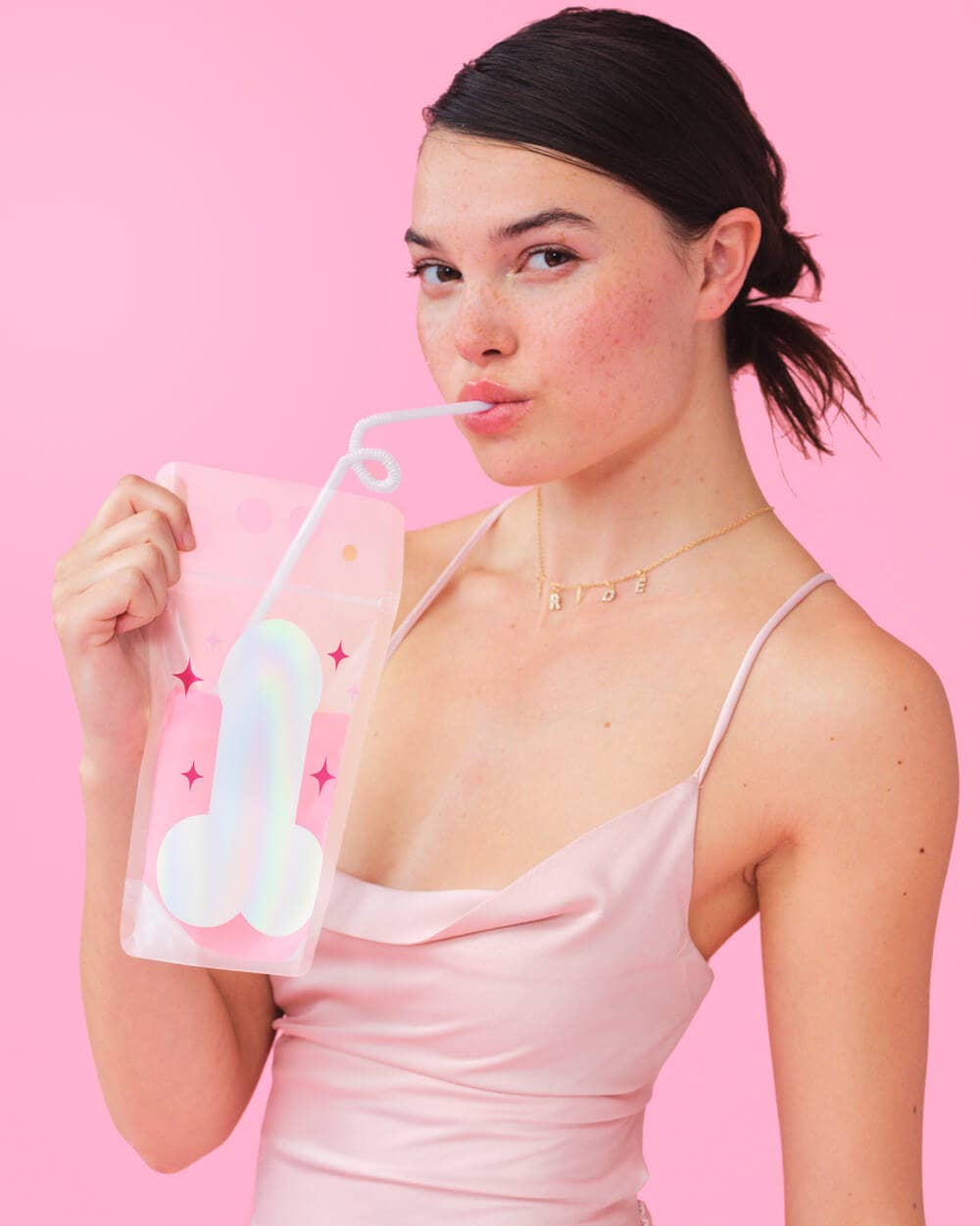 Naughty Penis Bachelorette Drink Pouches, Party Decorations