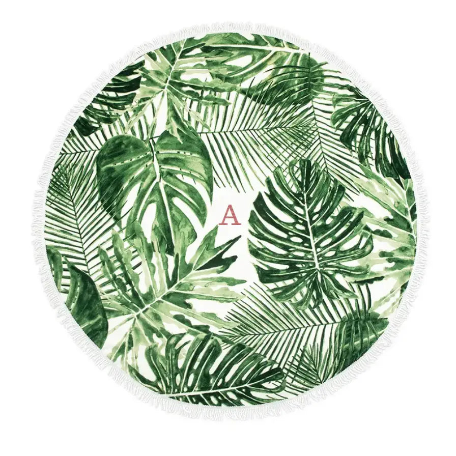 Custom Round Beach Towels
