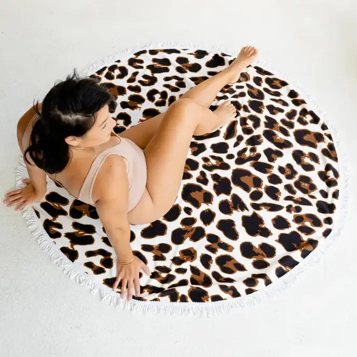 Custom Round Beach Towels