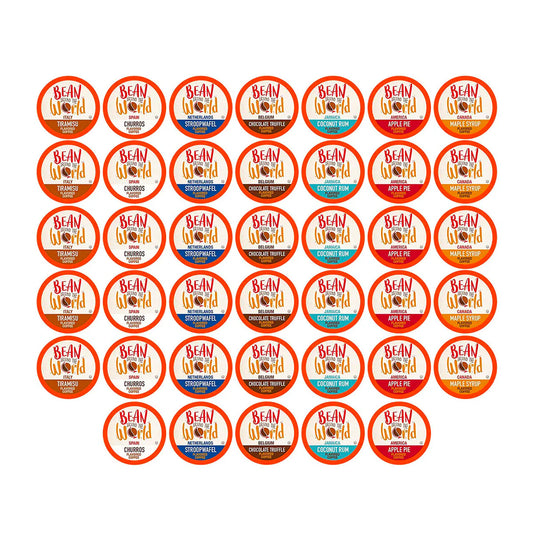 Bean Around the World Variety Pack Coffee Pods 40/box