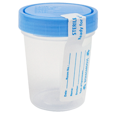 Individually Wrapped 4oz Sterile Specimen Cups 100/case