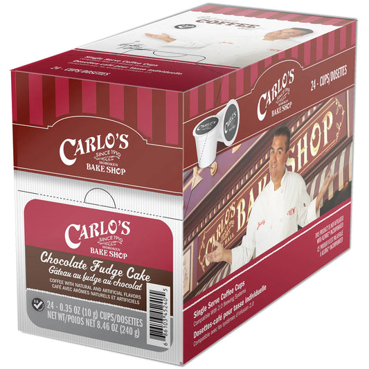 Carlo's Bake Shop Chocolate Fudge Cake Pods 24/box