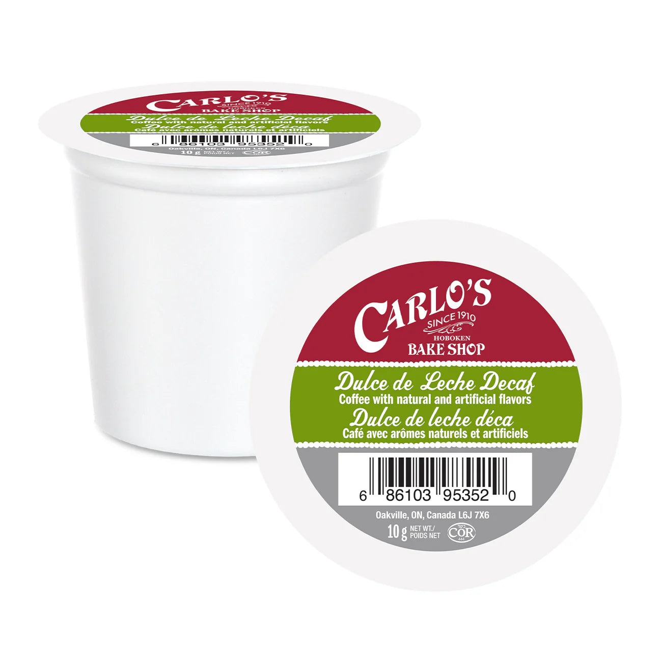 Carlo's Bake Shop Dulce De Leche Decaf Pods 24/box