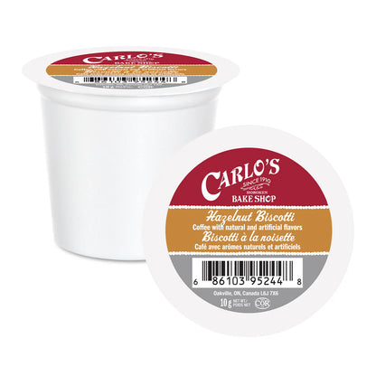 Carlo's Bake Shop Hazelnut Biscotti Pods 24/box