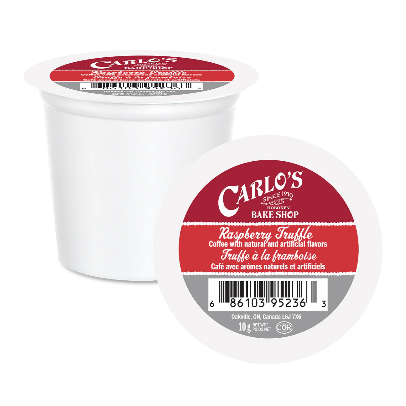 Carlo's Bake Shop Raspberry Truffle Pods 24/box