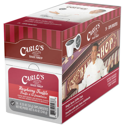 Carlo's Bake Shop Raspberry Truffle Pods 24/box