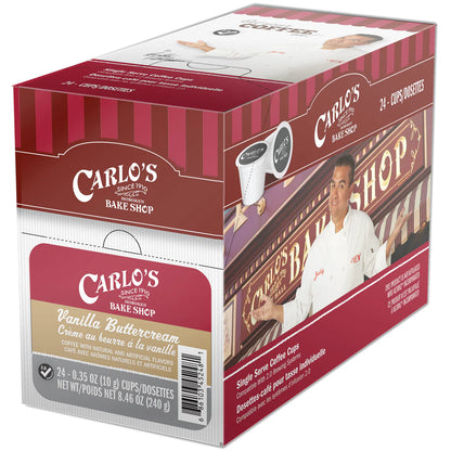 Carlo's Bake Shop Vanilla Buttercream Pods 24/box