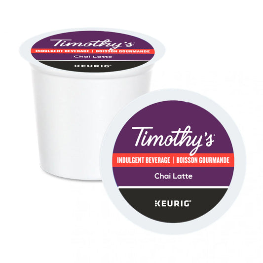 Timothy's Chai Latte Pods 24/box