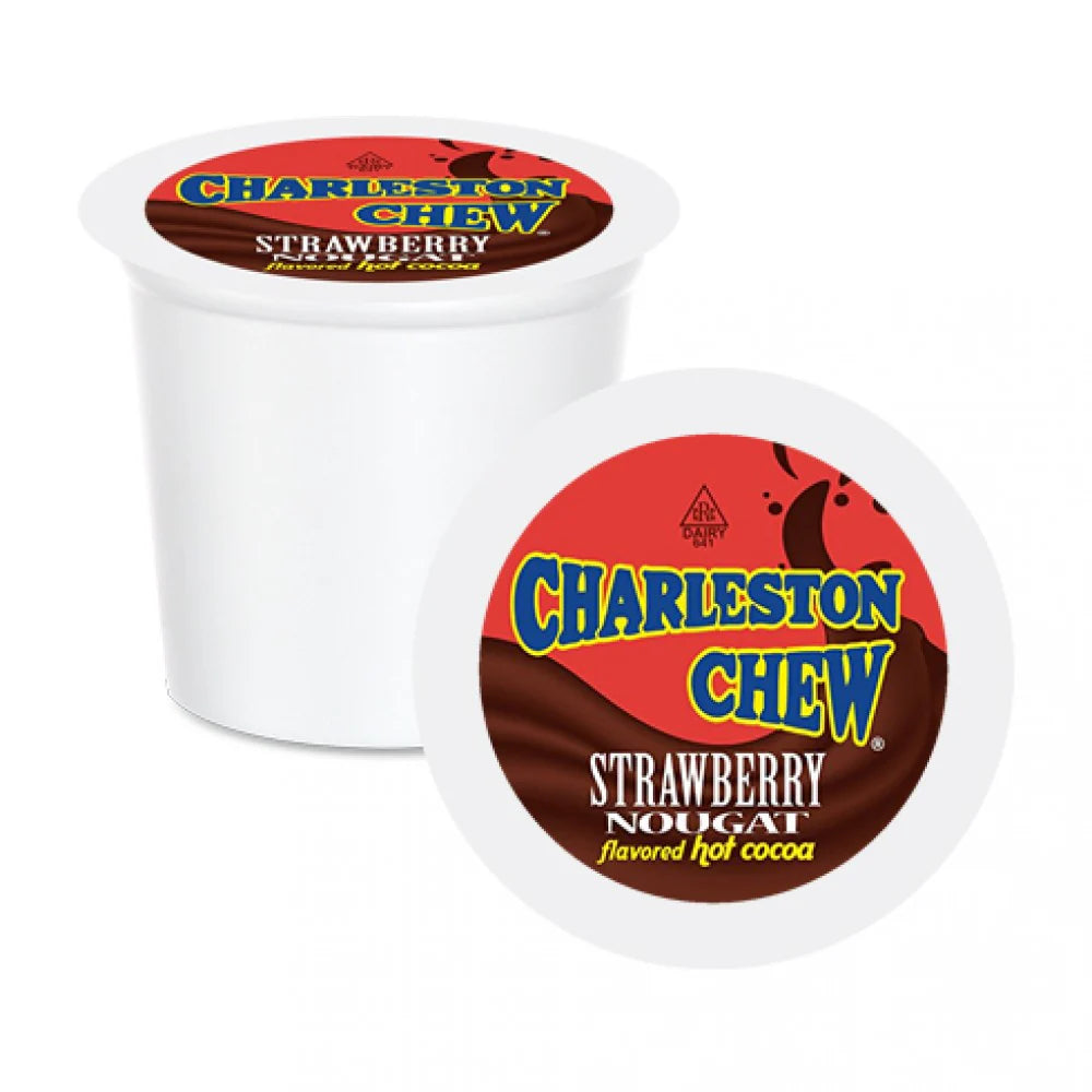Charleston Chew Strawberry Nougat Hot Chocolate Pods 12/box
