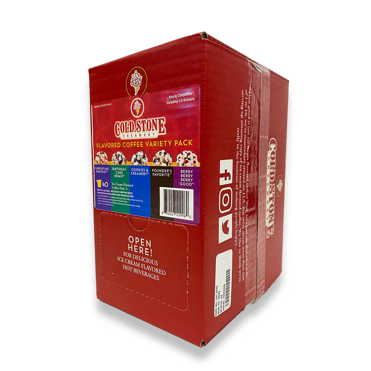 Cold Stone Creamery Pods Variety Pack 40/box