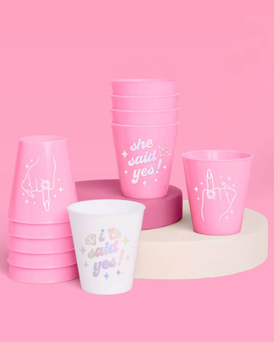 She Said Yes! Shot Glasses