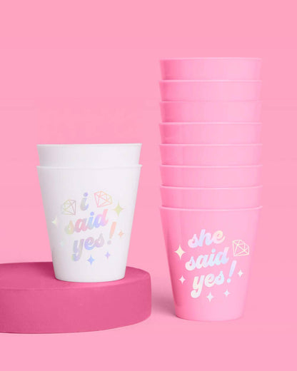 She Said Yes! Shot Glasses