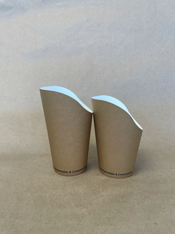 Kraft Chip Cup PLA lined 1000cs BPI