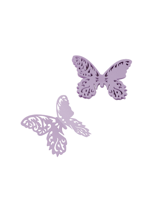 Laser Expressions Butterfly Glass Toppers