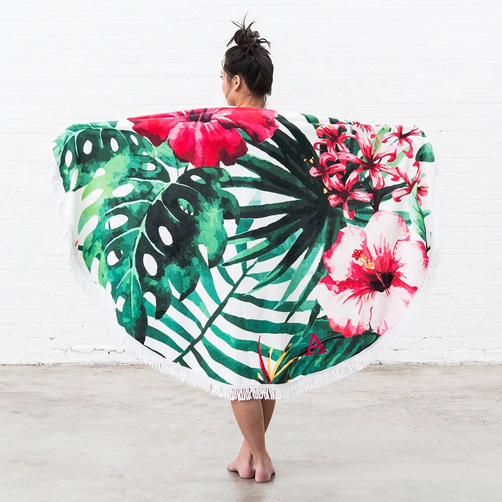 Custom Round Beach Towels