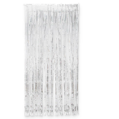 Metallic Foil Fringe Curtains