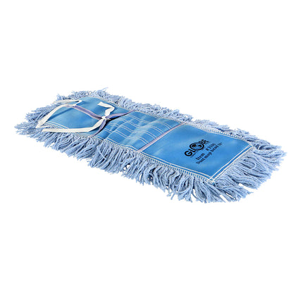 Globe Blue Pro-Stat Tie On Dust Mops