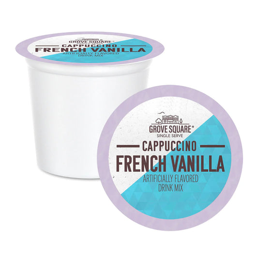 Grove Square French Vanilla Cappuccino Pods 24/box